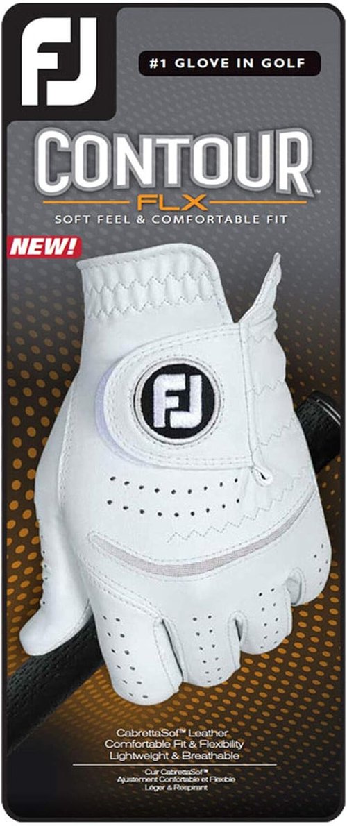 Footjoy Golf Glove - Men's Contour FLX for Superior Grip | Comfortable Fit & Flexibility