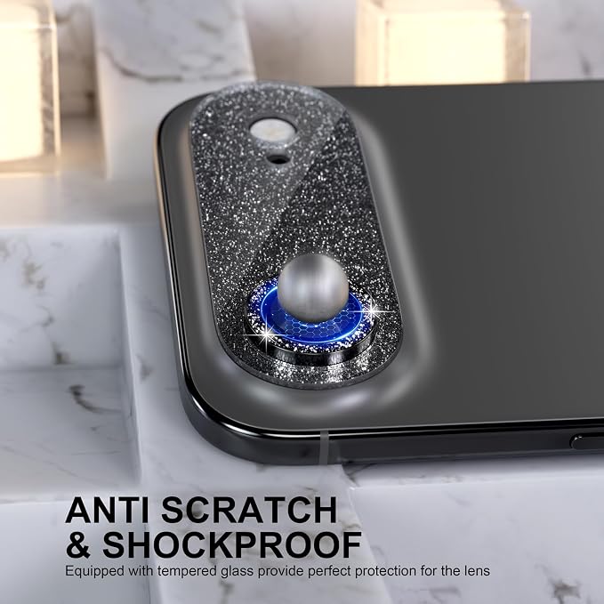 Choiche Compatible for iPhone 17 Air Camera Lens Protector, Bling Camera Cover