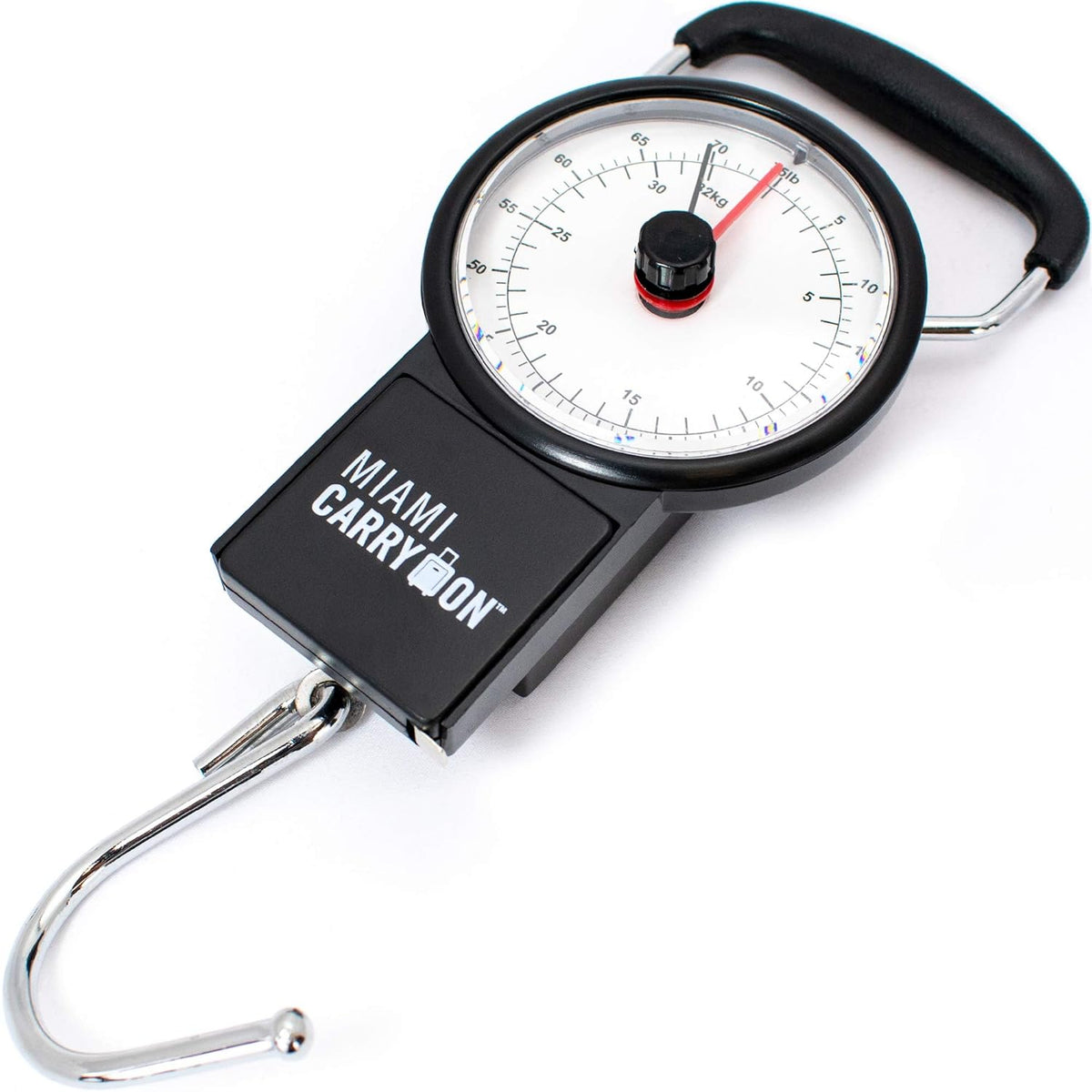 Skiennix Mechanical Luggage Scale - Accurate Weighing Up to 75 Pounds with Built-In Tape Measure