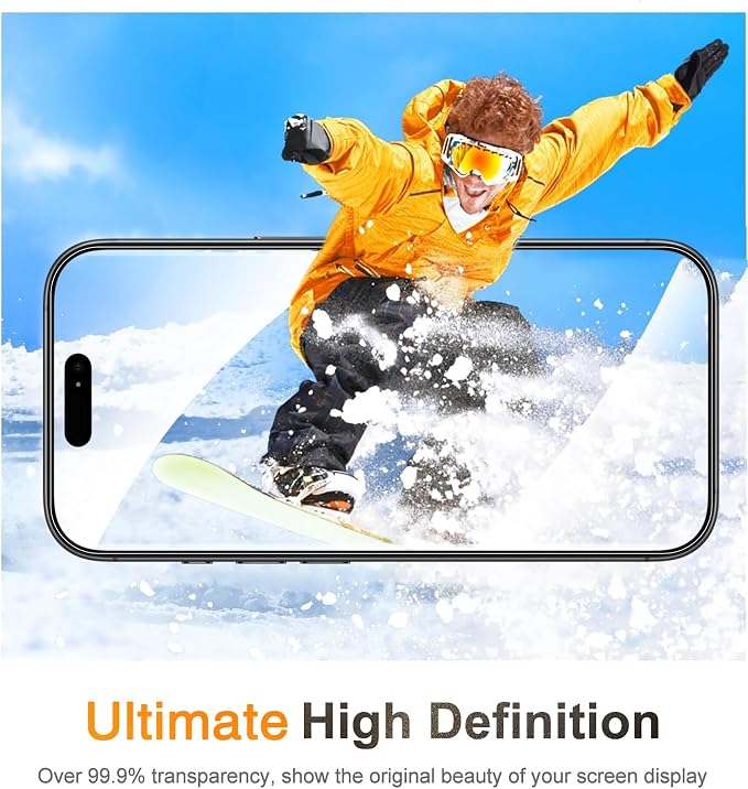 Wiaocit 3 Pack Tempered Glass Screen Protector