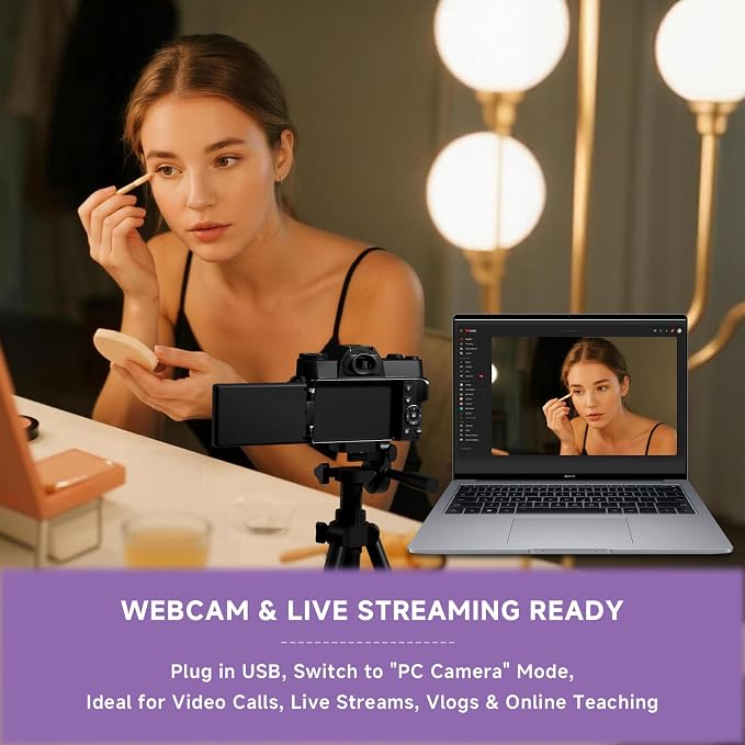 6K Digital Camera for Photography Autofocus, 2026 Upgraded 64MP WiFi Vlogging