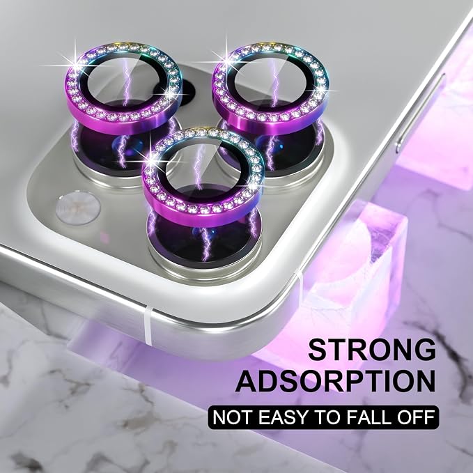 Choiche Compatible for iPhone 16 Pro/iPhone 16 Pro Max Camera Lens Protector