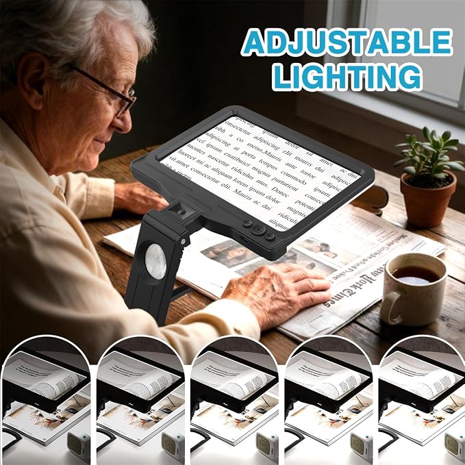 30X 6X Rechargeable Magnifying Glass