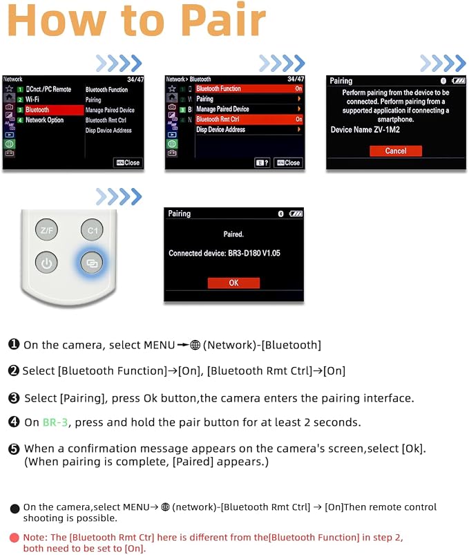 for Sony Camera Wireless Remote Control