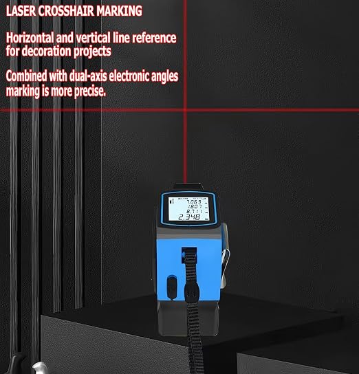 tape measure 4-in-1 laser Digital Measuring Tape & 60m/197ft Laser Distance