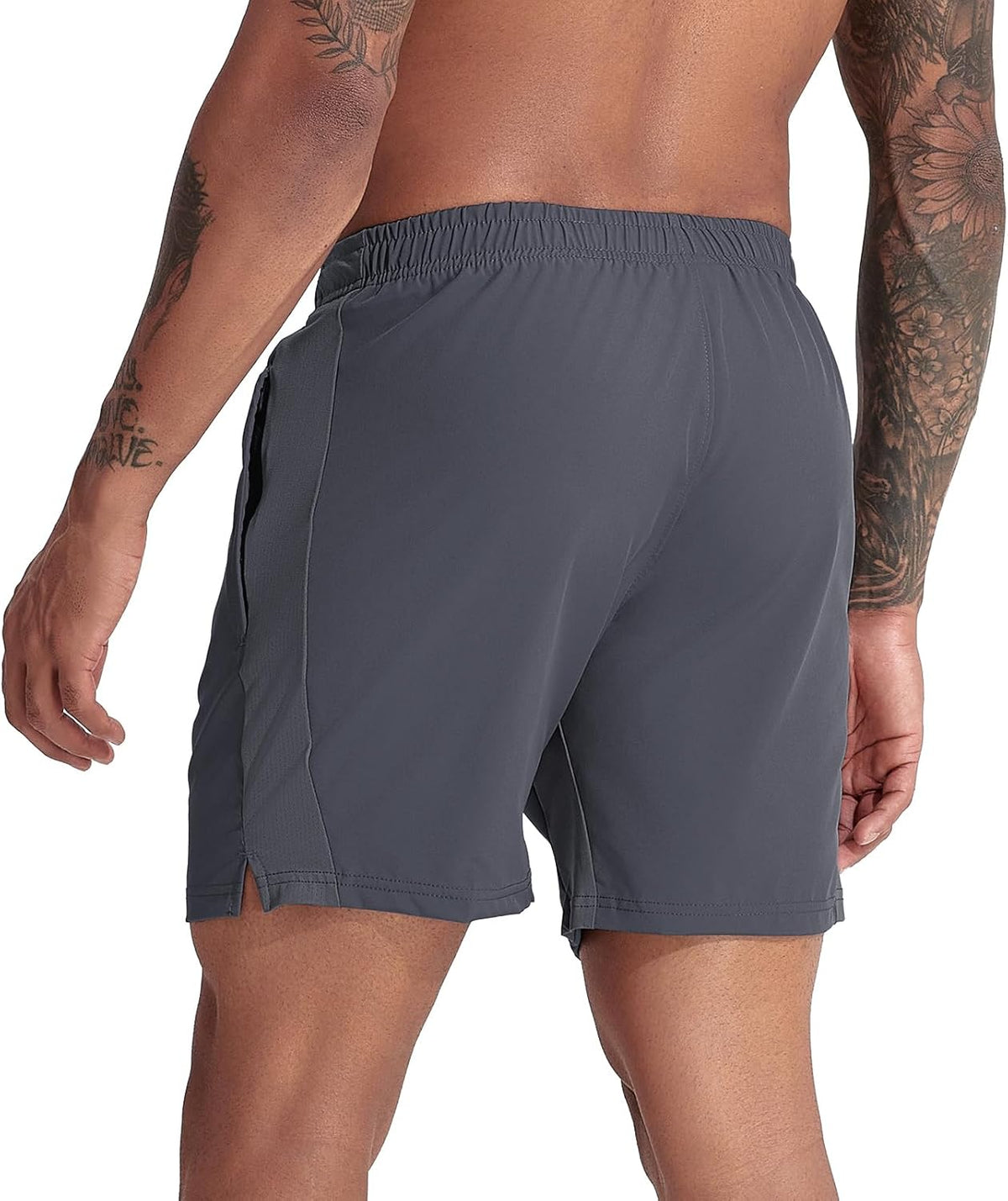 VPOS Men's Athletic Shorts - Lightweight Quick-Dry Workout Shorts | 5/7 Inch Inseam, Ideal for Gym & Running