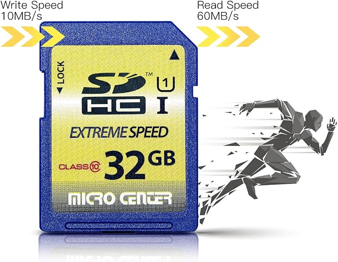 INLAND 32GB Class 10 SDHC Flash Memory Card Standard Full Size SD Card USH-I U1