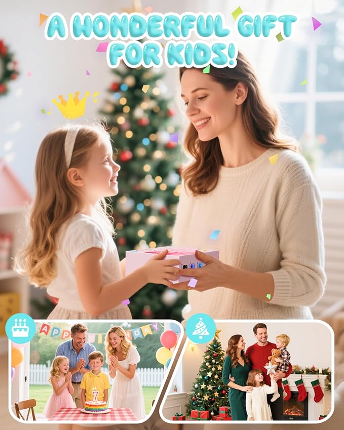 Kids Camera Instant Print, 1080P HD Kids Instant Camera
