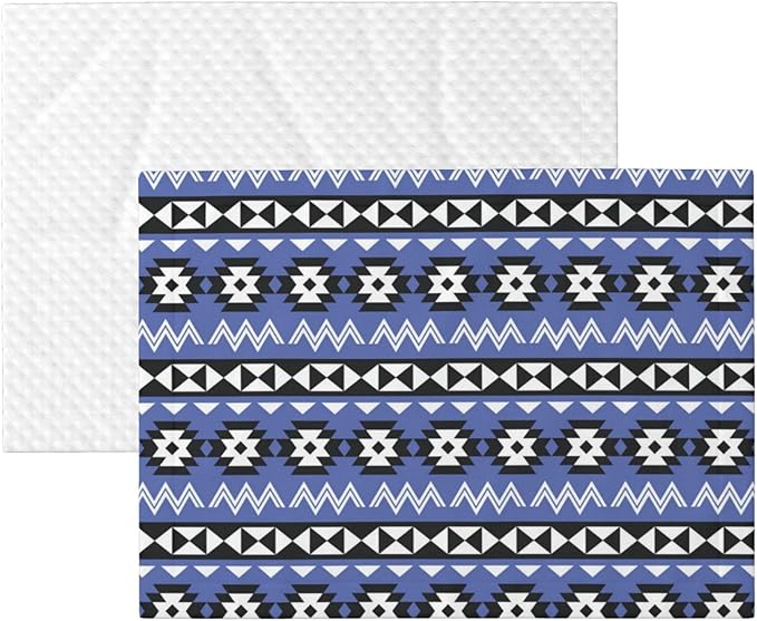 Pet Blanket for Couches and Beds, Tribal Ethnic Aztec Native American Decor, Reversible Double Sided Plush Design with Soft Bumpy Texture and Smooth Surface, Furniture Protector