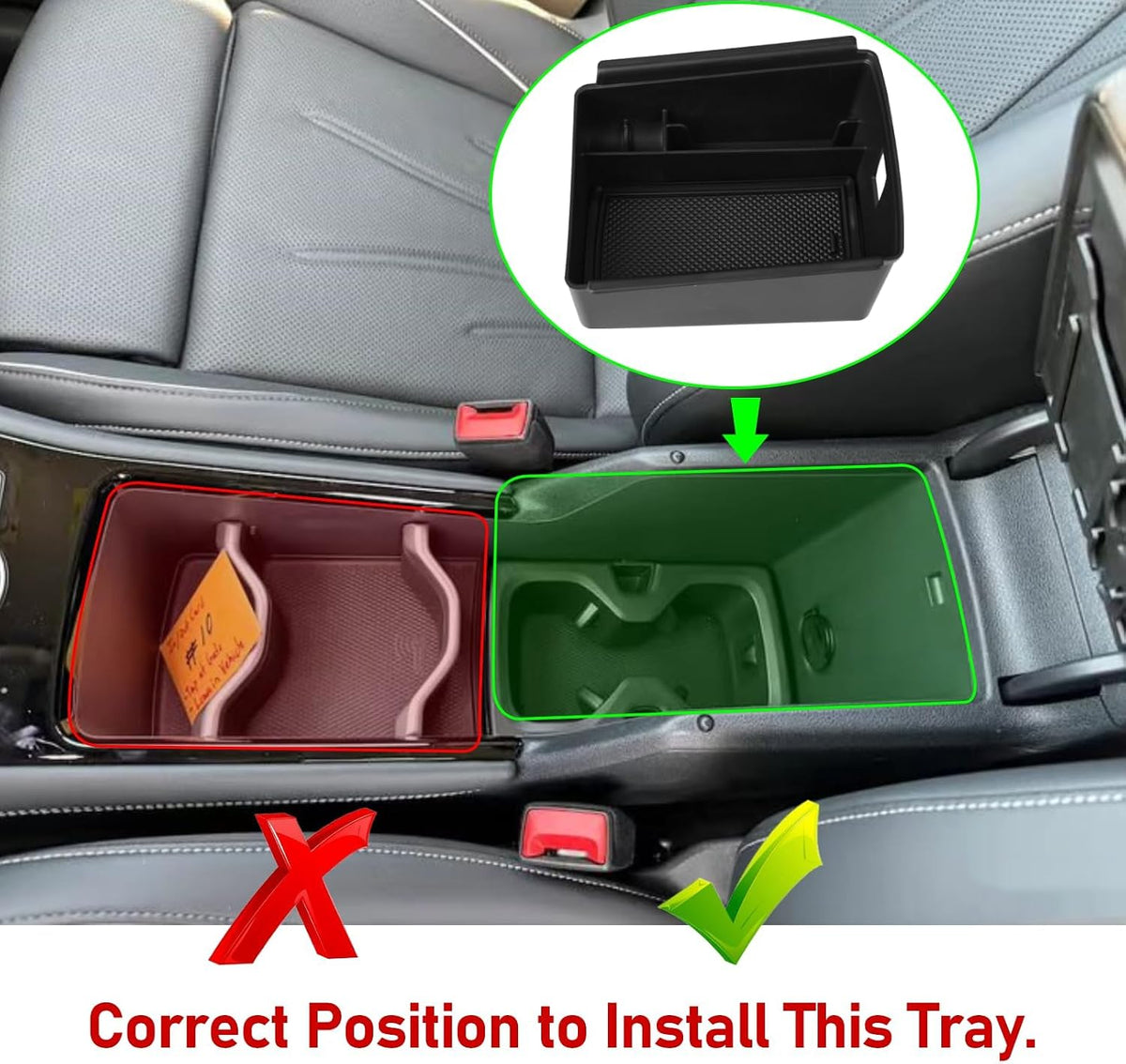 TTCR-II Compatible with 2025-2026 VW Tiguan Center Console Organizer