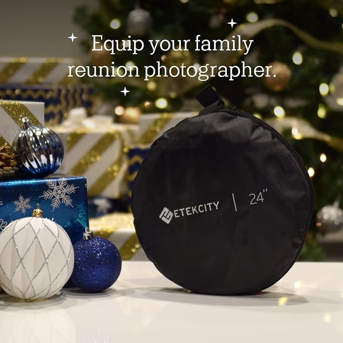 Etekcity 24" 5-in-1 Photography Reflector, Collapsible