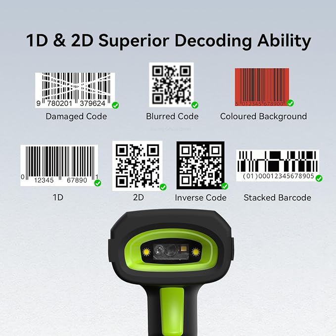 Alacrity DPM Industrial Barcode Scanner, 1D 2D & Direct Part Marks Symbologies