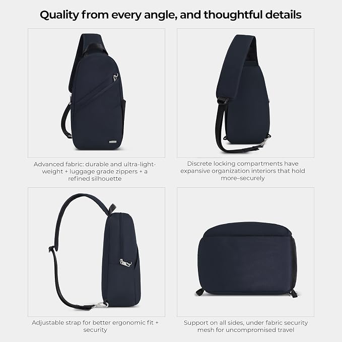 Travelon Anti-Theft Classic Sling Bag