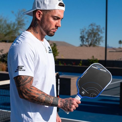 CYCLOTRON ZOOM001 Pickleball Paddle - 16.5” Elongated Shape - CFC Surface - 16mm - 5.5” Grip, Includes a Paddle Cover