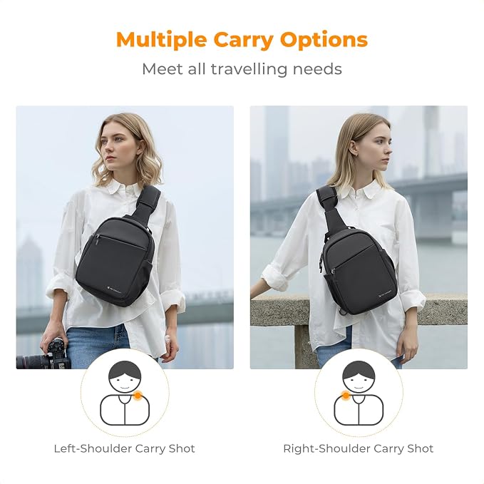 K&F CONCEPT Small Camera Bag for Photographer, Camera Sling Crossbody bag for