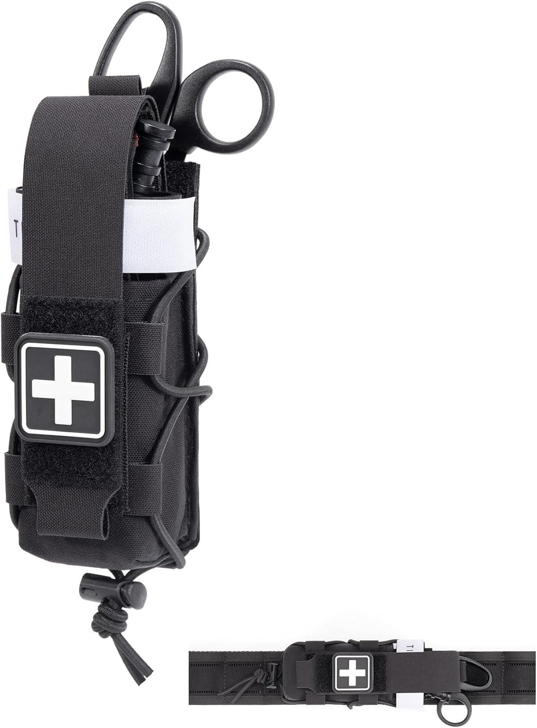 Tactical Tourniquet Holder - Adjustable Molle Pouch for Belt & Vest | Scissor Holster & Utility Tool Storage