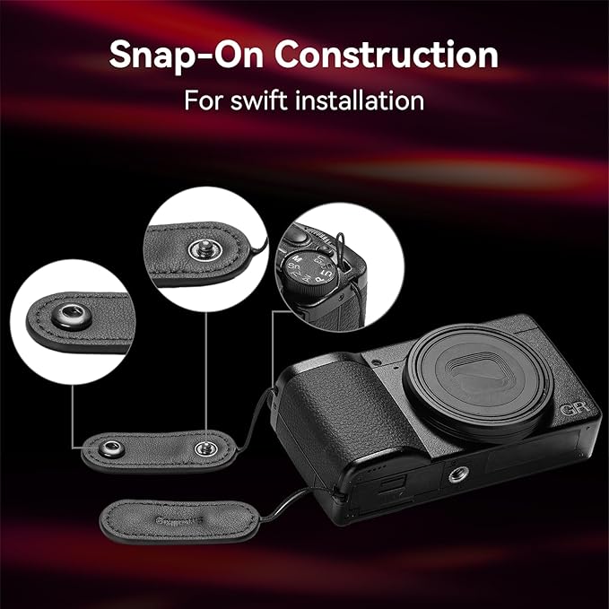 SMALLRIG Camera Finger Strap for Ricoh GR IV/GR IV HDF/GR IV Monochrome/GR