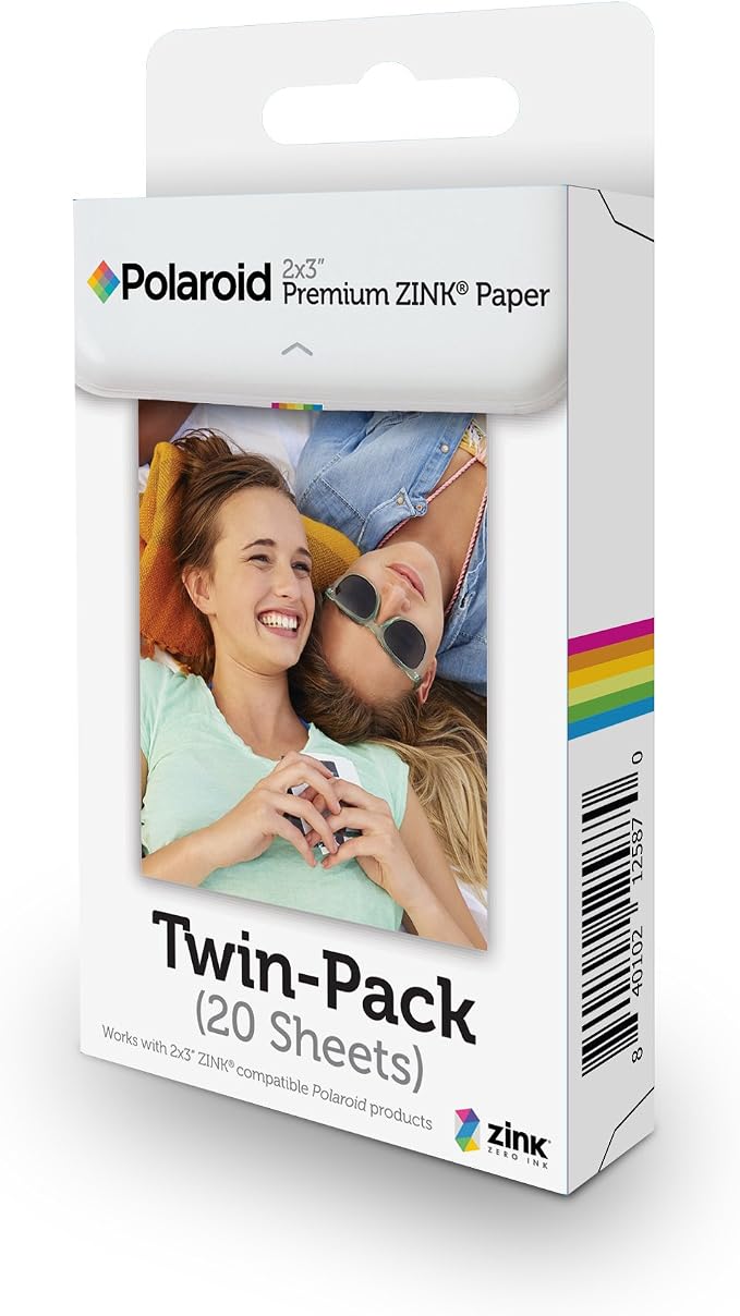 Polaroid POLZ2X320 2 x 3 inch Premium Zink Photo Paper Twin Pack Film