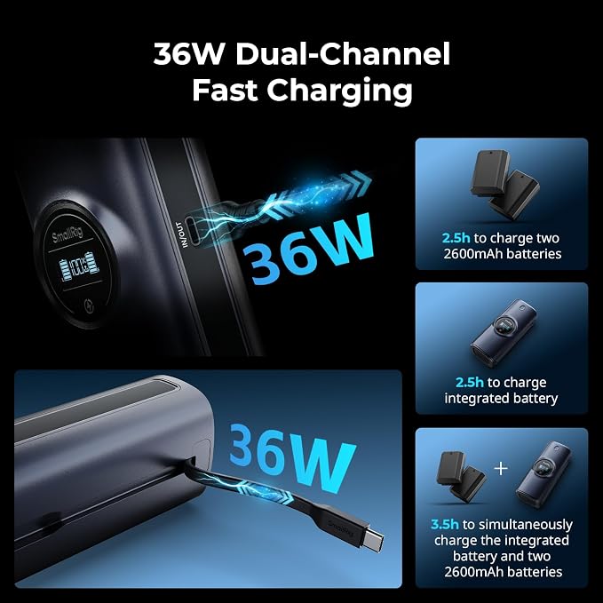 SMALLRIG NP-FZ100 Power Camera Battery Charger
