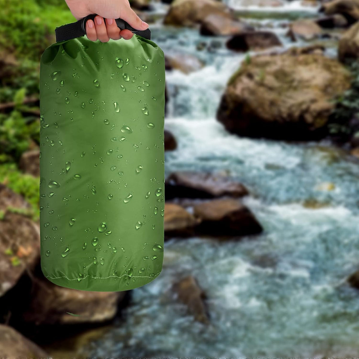 Shappy Waterproof Dry Bag Set - 6 Pcs Ultralight Stuff Sacks for Camping, Kayaking & Hiking | 3L to 20L Sizes