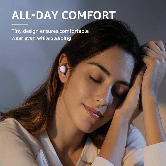 TOZO A1 Wireless Earbuds Bluetooth 5.3 Light Weight in Ear Headphones | IPX5 Waterproof, 2 Mics for AI Calls, Immersive Premium Sound Bass Ear buds with Charging Case, 32 Presets EQ via TOZO App