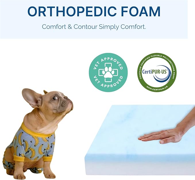 Pet Bed Foam Insert/Dog Bed Pad (3"x27"x41")