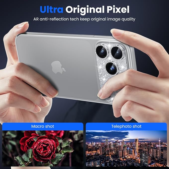 WSKEN for iPhone 17 Pro Max Camera Lens Protector, Metal Aluminum Alloy