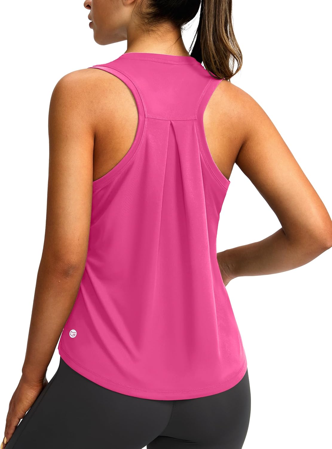 Skiennix Women's Athletic Tank Tops - Sleeveless Racerback Yoga & Running Shirts | Loose Fit