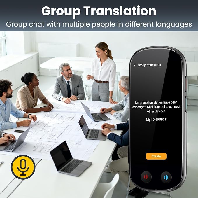 Language Translator Device No WiFi Needed, AI Translator