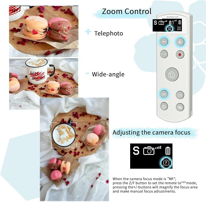 Remote Control for Sony Camera, USB-C Rechargeable Wireless Shutter Release