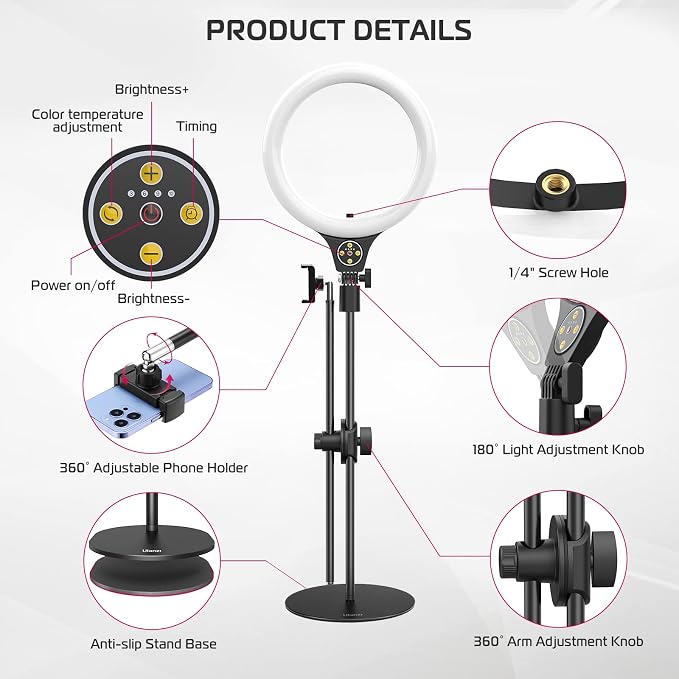 ULANZI Overhead Tripod for Phone