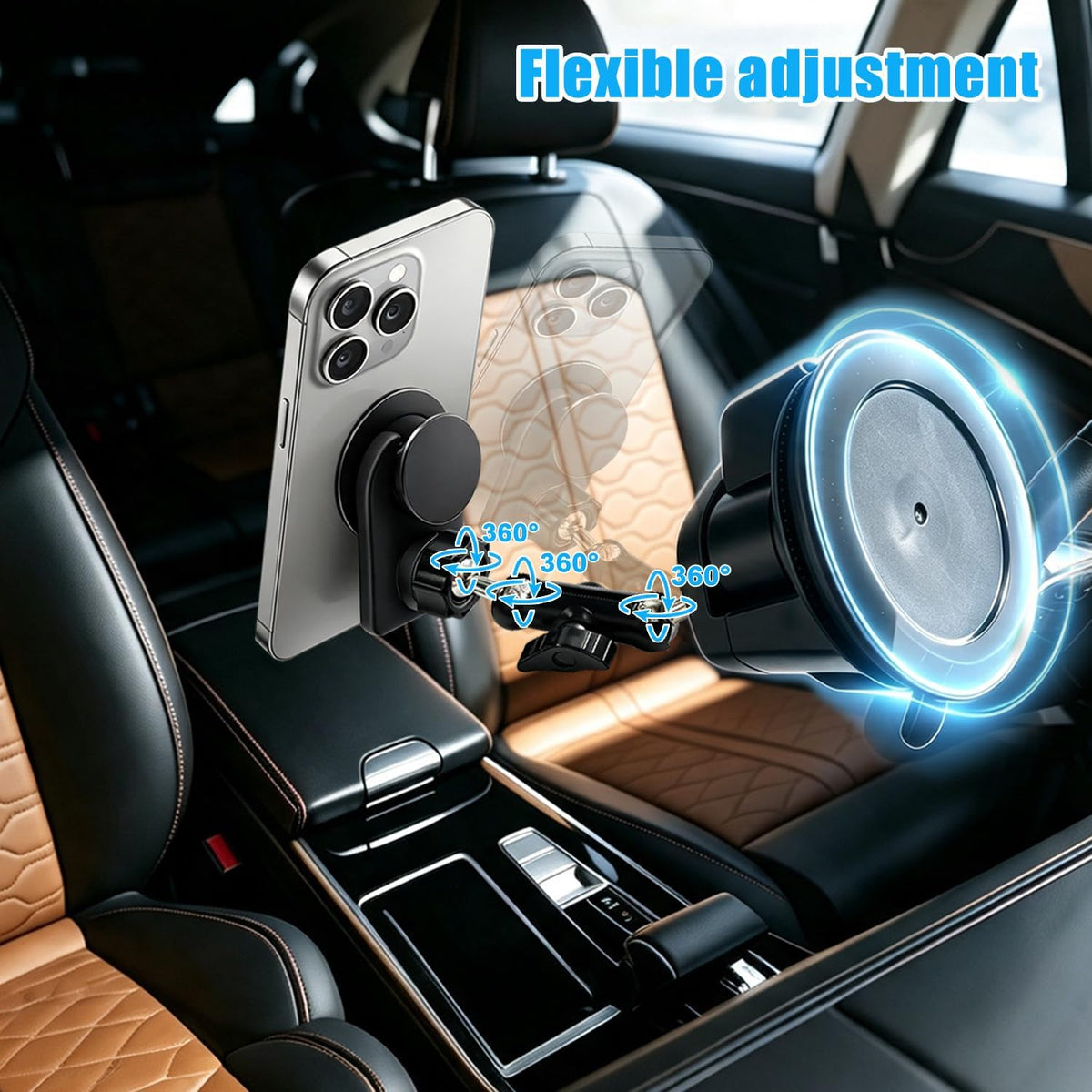 Car Phone Holder for Pop Socket, Suction Cup Car Phone Mount for PopSocket