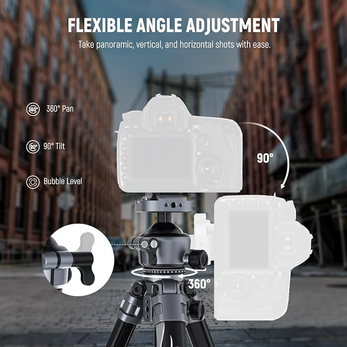 NEEWER LITETRIP LT07 61" Aluminum Travel Tripod