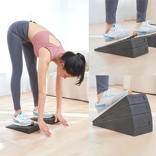 **Squat Wedge | Adjustable Slant Board Calf Stretcher - Lightweight EPP Design, 520 lbs Capacity**