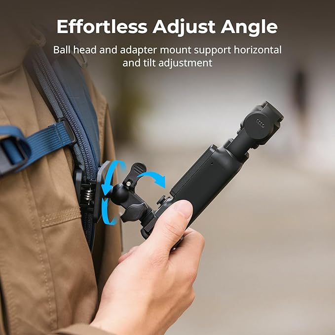 SMALLRIG Magnetic Backpack Strap Clip Mount