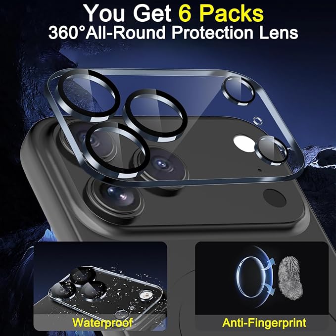 Ferilinso 6 Pack Camera Lens Protector