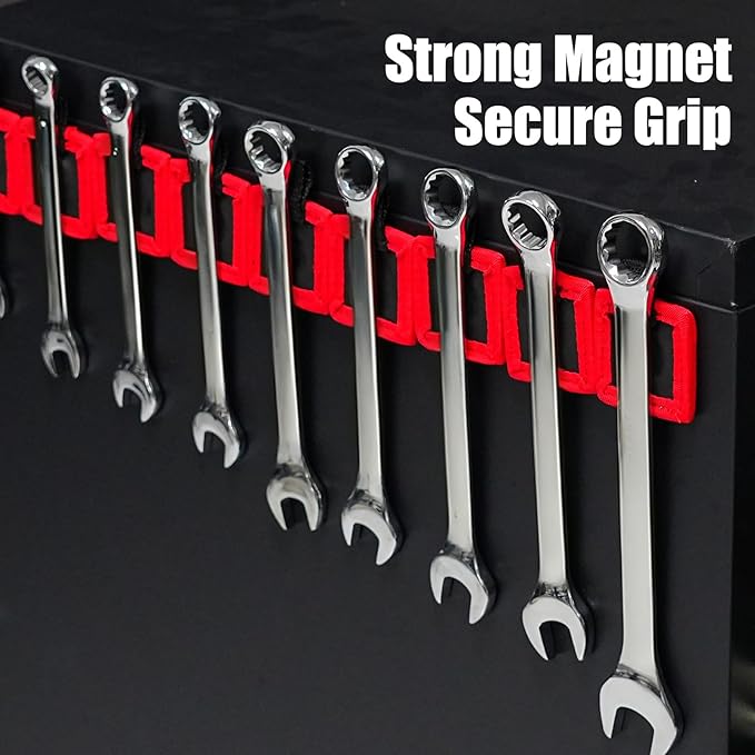 4-Piece Flexible Magnetic mini Tool Pad & Tray holder, No-Screw Storage Magnetic Mat for Garage & Workshop, Space-Saving Organization, Auto Repair Tools (4 pcs)