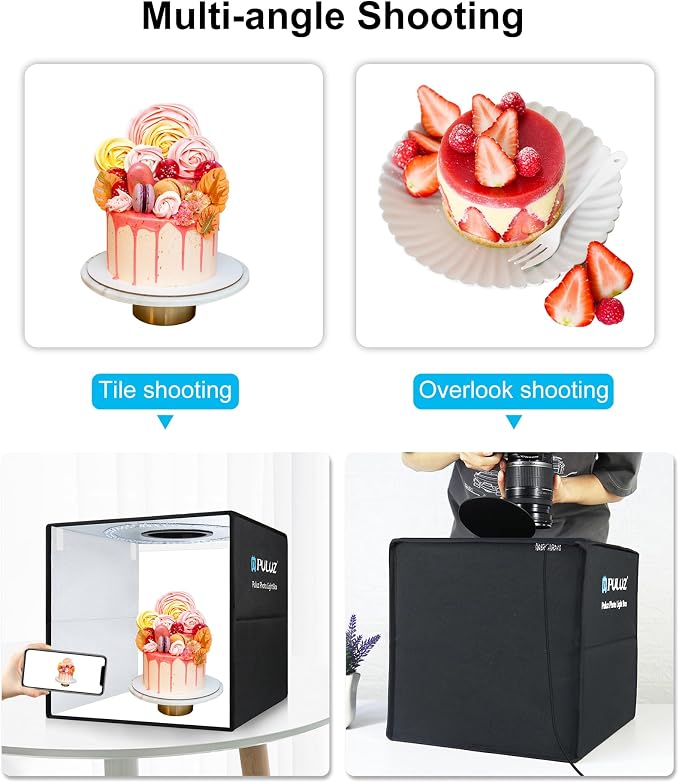 PULUZ Light Box Photography, 20x20 inch Large Photo Light Box