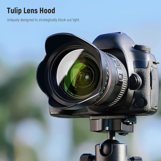 NEEWER 82mm Lens Filter Kit: UV, Lens Hood and Lens Cap Compatible