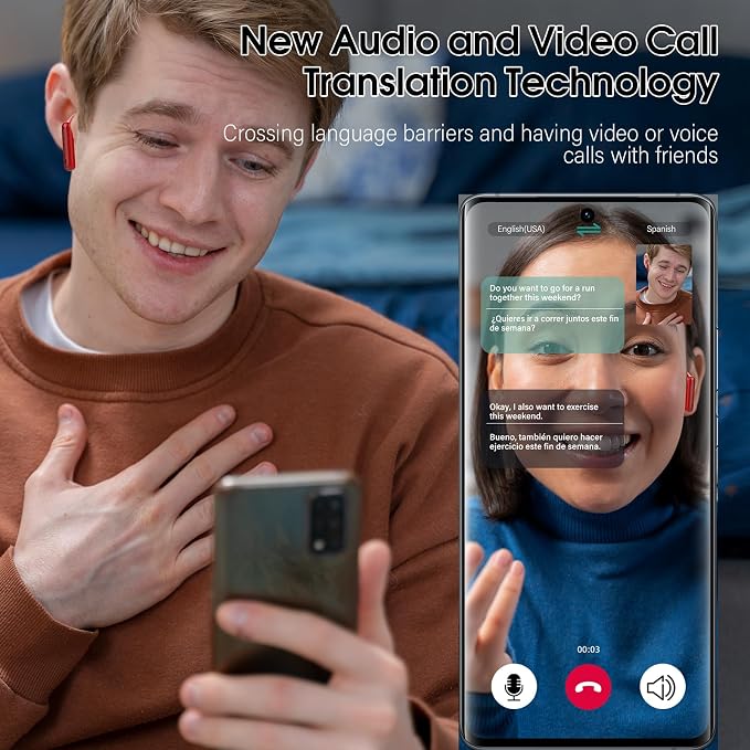 Ai Translation Earbuds Real Time No Subscription, 164 Languages Translator