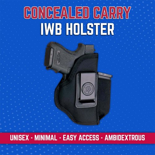 DeSantis Pro Stealth IWB Holster - Fits GLOCK 26/27, Taurus G2S/G2C/G3C, S&W M&P CPT 9/40, Shield 9/40/45, F/N 503, Ruger SR9/40 CPT, Kimber R7 Mako, Walther PPS/PPSM2/CCP, S/A XDS 3.3" - Ambidextrous