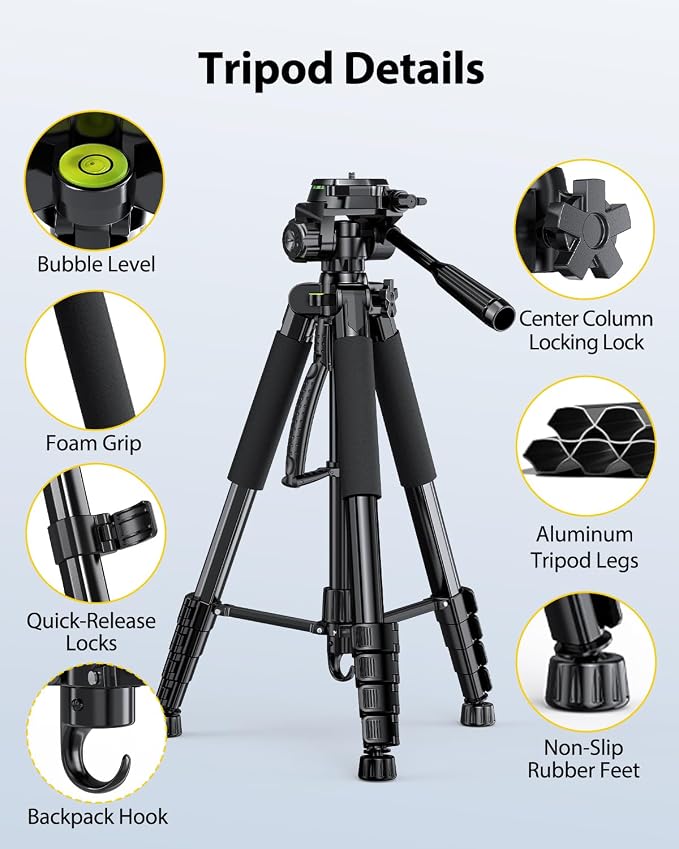 UBeesize 67” Camera Tripod