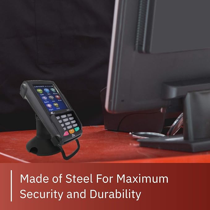 DCCStands Low Swivel and Tilt Pax S300 & SP30 Terminal Stand, Screw-in and