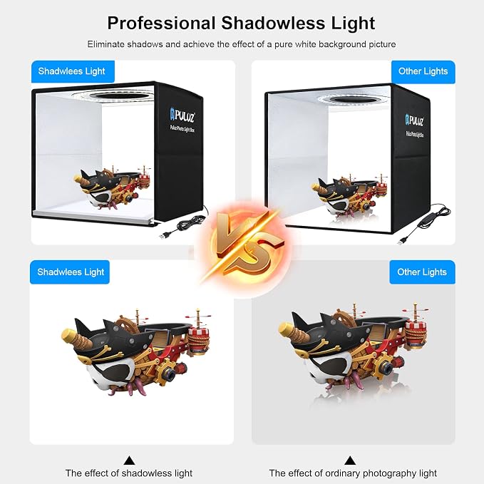 PULUZ 29cm Photography Shadowless Light Panel Ultra Bright LED Fill Light