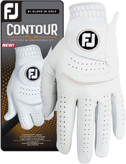 Footjoy Golf Glove - Men's Contour FLX for Superior Grip | Comfortable Fit & Flexibility