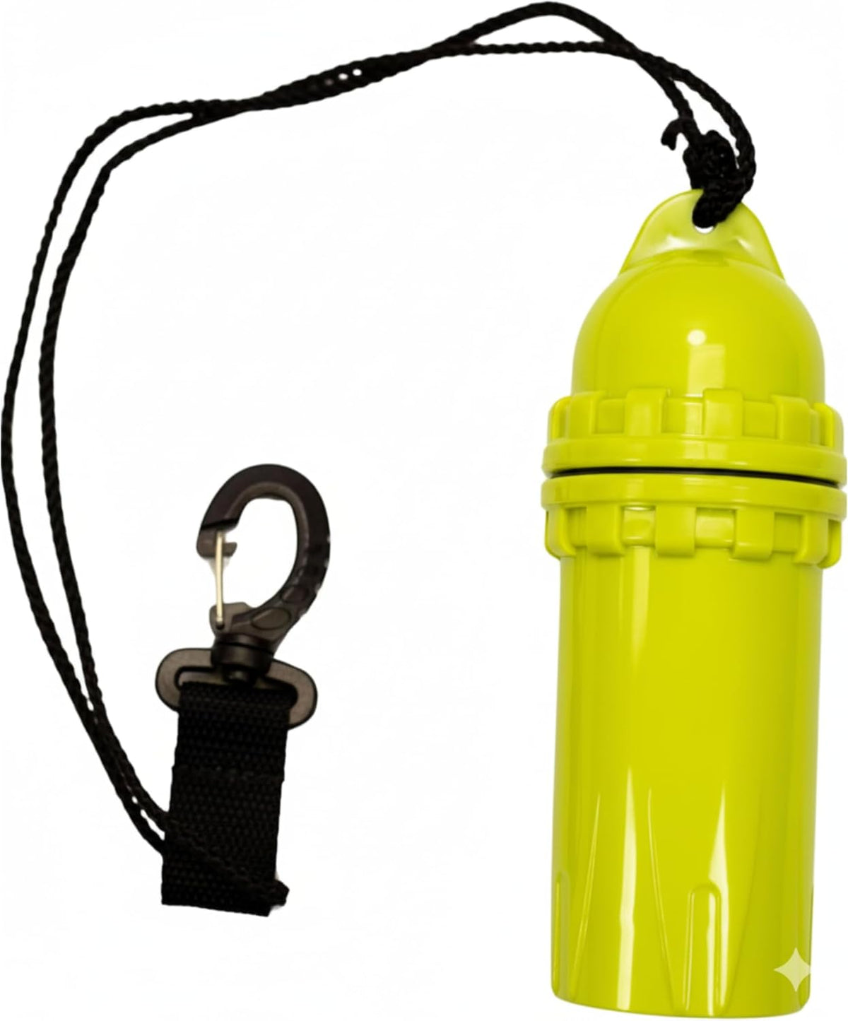 Scuba Choice Cylindrical Dry Box with Clip – Waterproof Storage for Sunglasses, Phones & Keys – Ideal for Scuba Diving & Snorkeling – Blue (5.04” x 2.07”)
