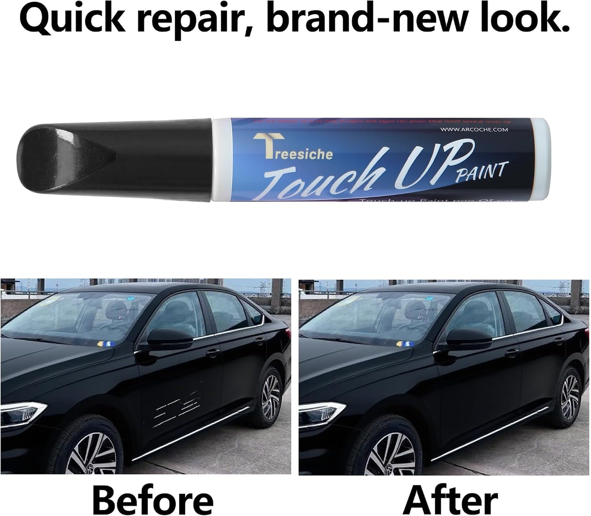 212 Obsidian Touch Up Paint for Lexus Match, Car Paint Scratch Repair kit, 2 in 1 Scratch Remover Pen with Color-Matched Rapid Drying of Paint Coating