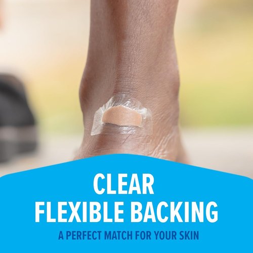 Nexcare Waterproof Clear Bandages - Stay On Skin in Water | 2.38 x 3.5 in, 30 Count
