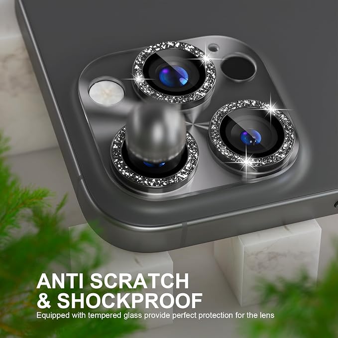 Choiche Compatible for iPhone 16 Pro/iPhone 16 Pro Max Camera Lens Protector