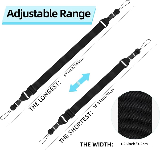 2 Pack Adjustable Shoulder Strap:Comfortable